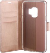 BeHello Samsung Galaxy S9 Hoesje - Gel Wallet Case Met Ruimte Voor 3 Pasjes Rose Goud