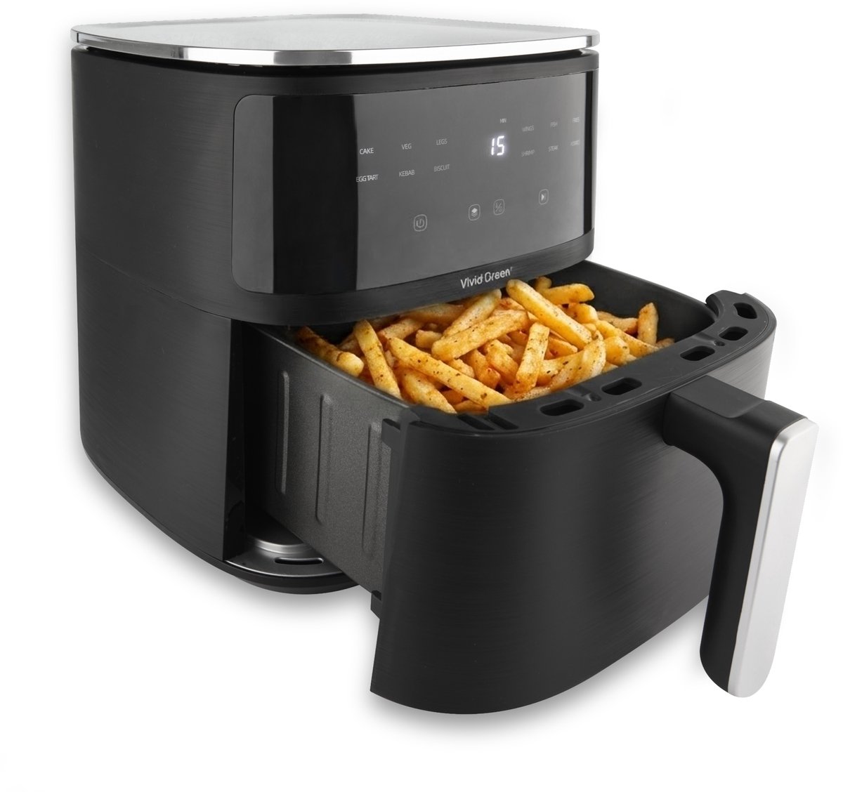 Airfryer Dubbele Lade 5L - PFAS-vrij - Digitaal Display - Product - €59,99