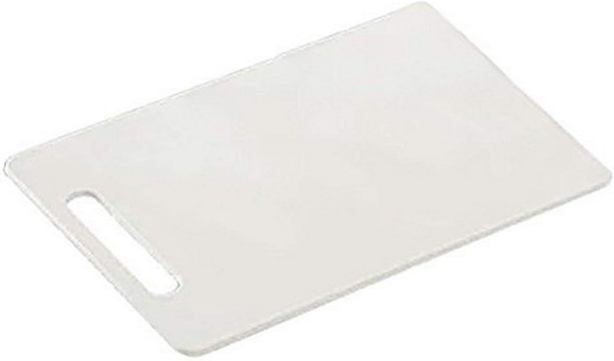 Snijplank 29 x 19,5 cm van PE kunststof - Wit
