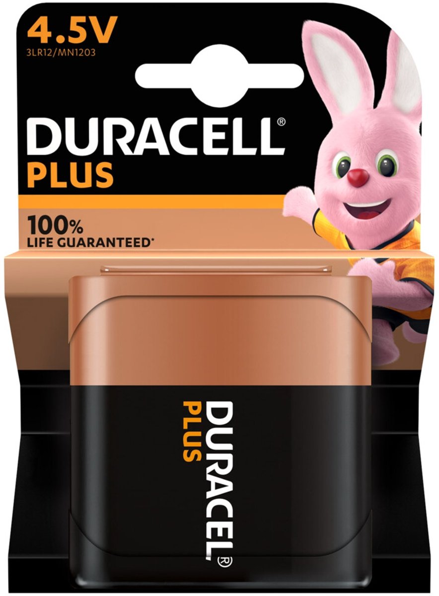 Duracell Alkaline Batterij Plus Power 4.5V - 2 x - Voordeelverpakking