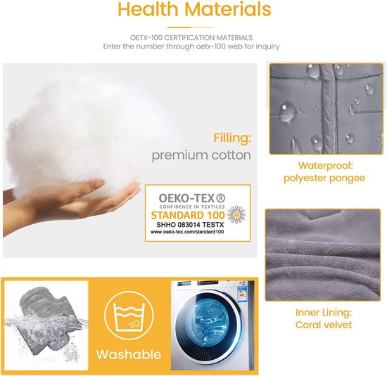Warme Wintervoetenzak voor Kinderwagens - Waterdicht, Dikke Thermofleece Baby Voetenzak — afbeelding 5