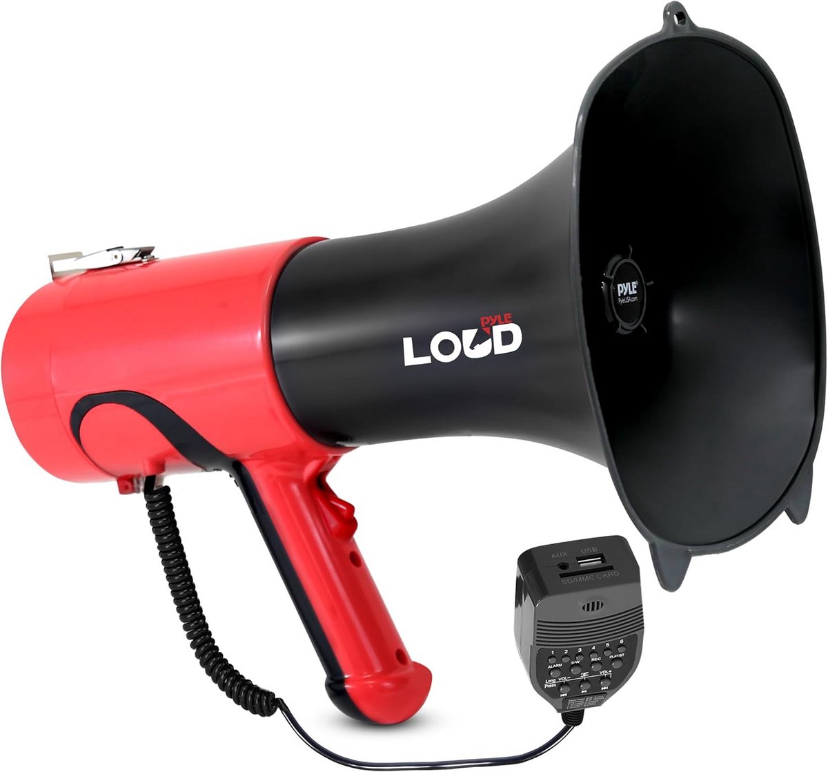 Draagbare Megafoon Luidspreker met Bluetooth en Stemvervormer - 1500 Yards Bereik