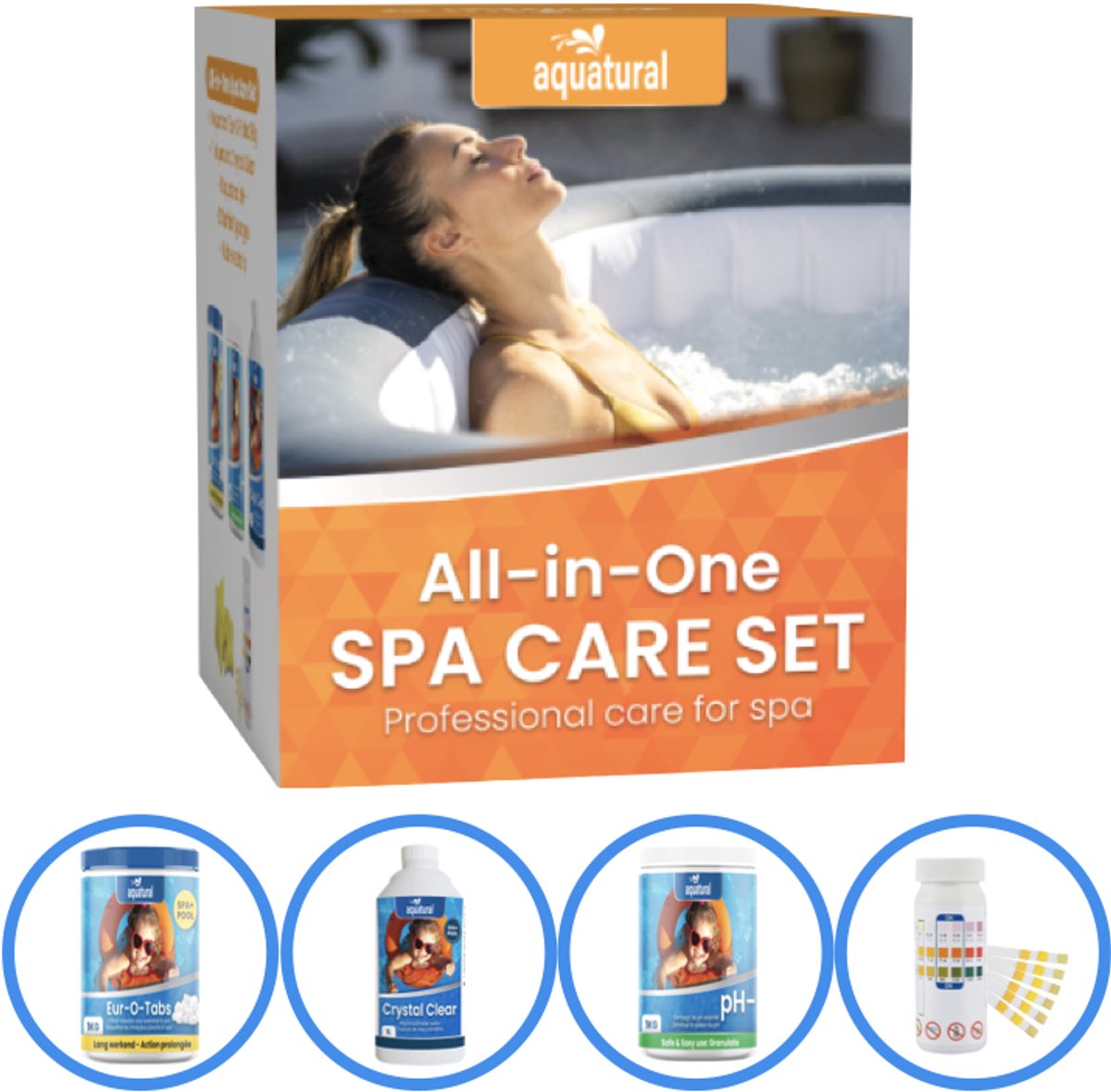 Intex PREMIUM PureSpa Greywood Bubble Deluxe + Aquatural - afbeelding 3