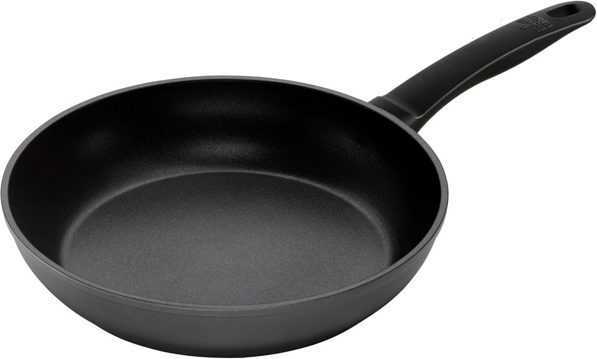 Aluminium Braadpan met Antiaanbaklaag voor Inductie 22 cm Zwart