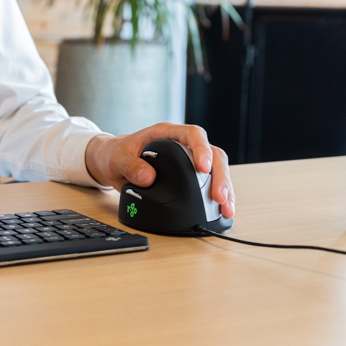 R-Go HE - Ergonomische Muis - Met Break software - Voor groten hand Linkshandig - USB thumbnail 6