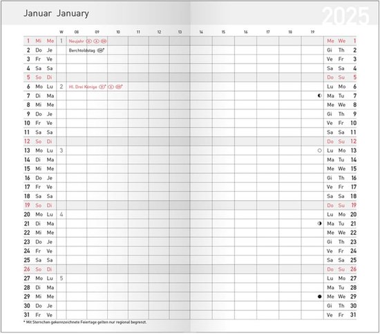 Dagboek 2026 Dag per Pagina A5, Dagelijkse Planner met Maandelijkse Tabs, Achterzak, Penhouder & 2 Lint Bladwijzers, Extra Notities, UK Vakantie, PU Hardcover, Elastisch 2026 Dagboek A5 Pagina per Dag