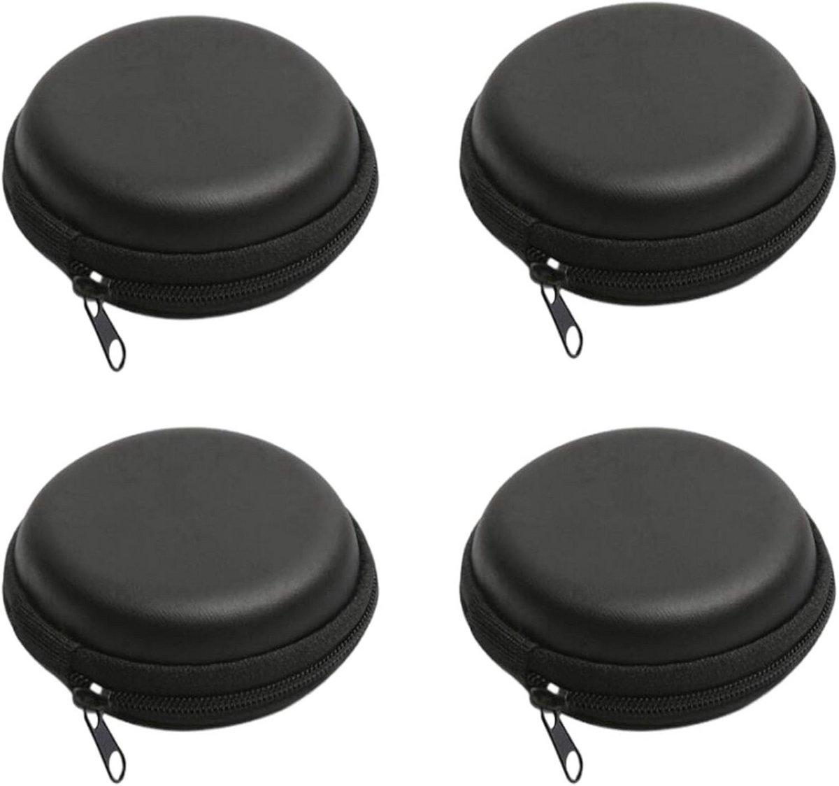 Mini Hoofdtelefoon Opbergdoos - Harde EVA Hoes voor Bluetooth en Accessoires - Set van 4
