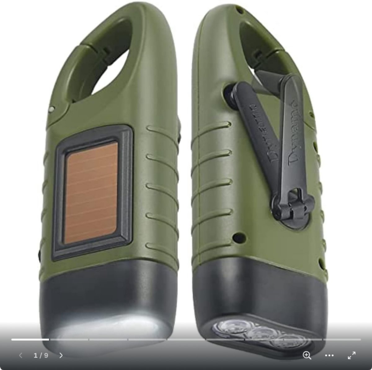 RVV® Zaklamp opwindbaar - Zaklamp - Zaklampen - Groente - 3cm x 12cm x 5cm