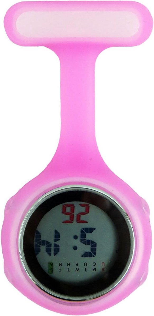 Digitale Verpleegkundigen Horloge met Speld-Clip - Multifunctioneel en Hygiënisch