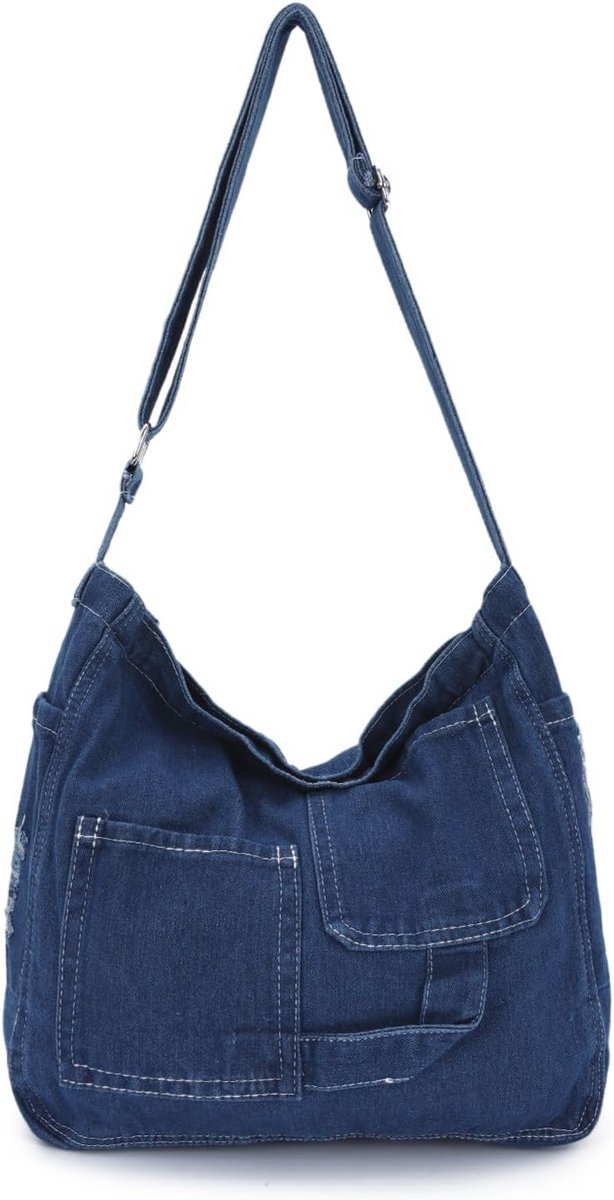 Denim Schoudertassen voor Dames – Crossbody Purse en Tote Bag Hobo Tas