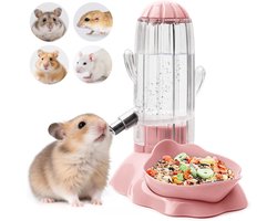 Gsedaox- Hamster Drinkfles-Kleine Huisdieren Waterfles-Automatische Waterdispenser voor Konijn Cavia Chinchilla -130ml