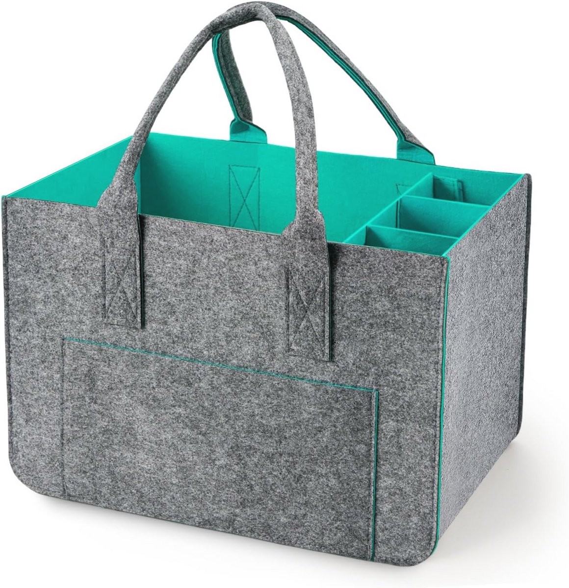 Vilt Tas met Compartimenten - Grote Vouwbare Shopping Bag (30L)