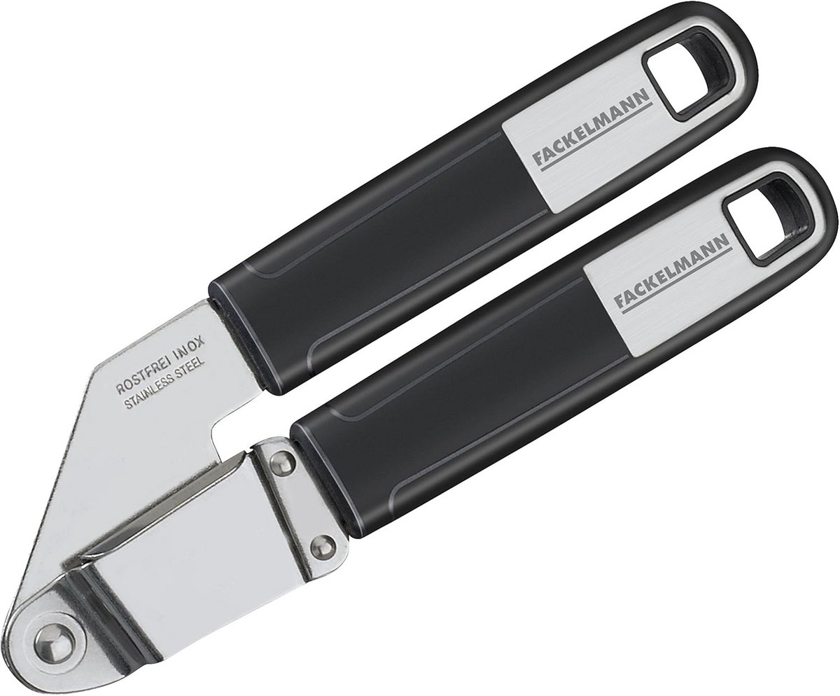 Stevige Knoflookpers van RVS met Antislip Handvat, Keukenhulp voor Persen en Snijden