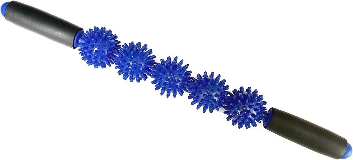 Spier Roller Stick met Stekelige Ballen - Ergonomische Grip voor Zelfmassage