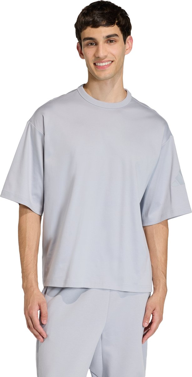 Adidas Sportswear Soft Lux T-Shirt Heren Grijs
