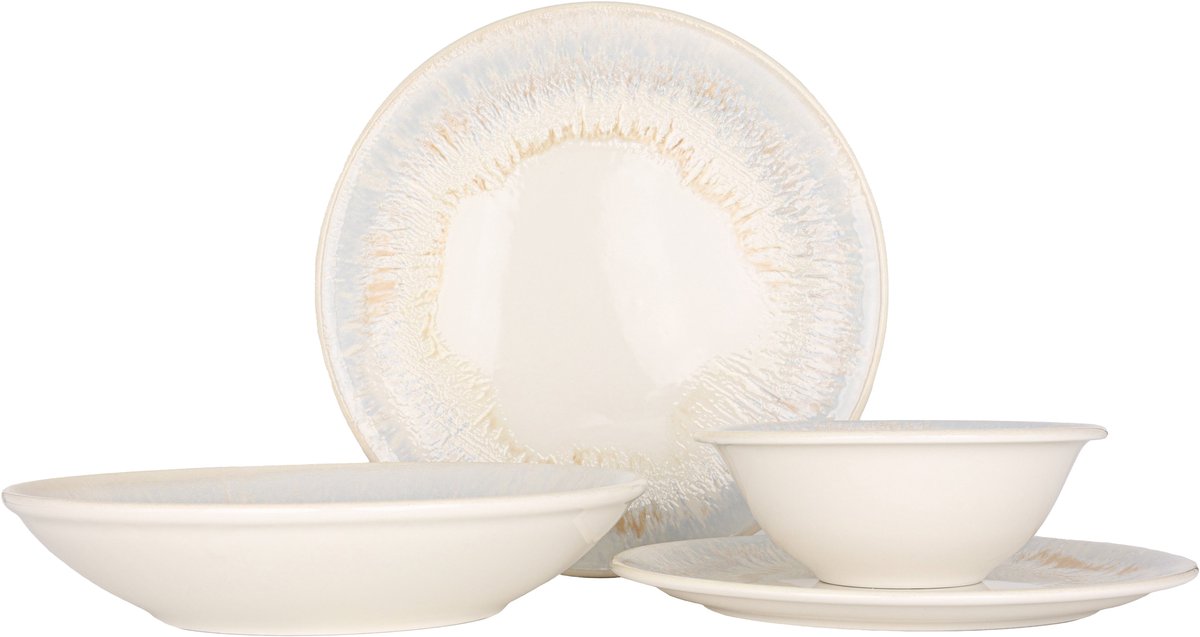 By Bone Serviesset (Large) - Wave - 24 delig - 6 persoons - Porselein