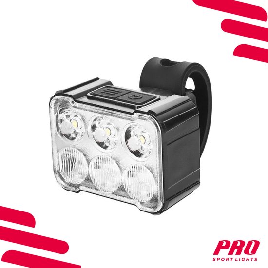 Fietsverlichtingsset USB Oplaadbaar Voorlicht en Achterlicht - 360 en 50 Lumen - LED — afbeelding 3