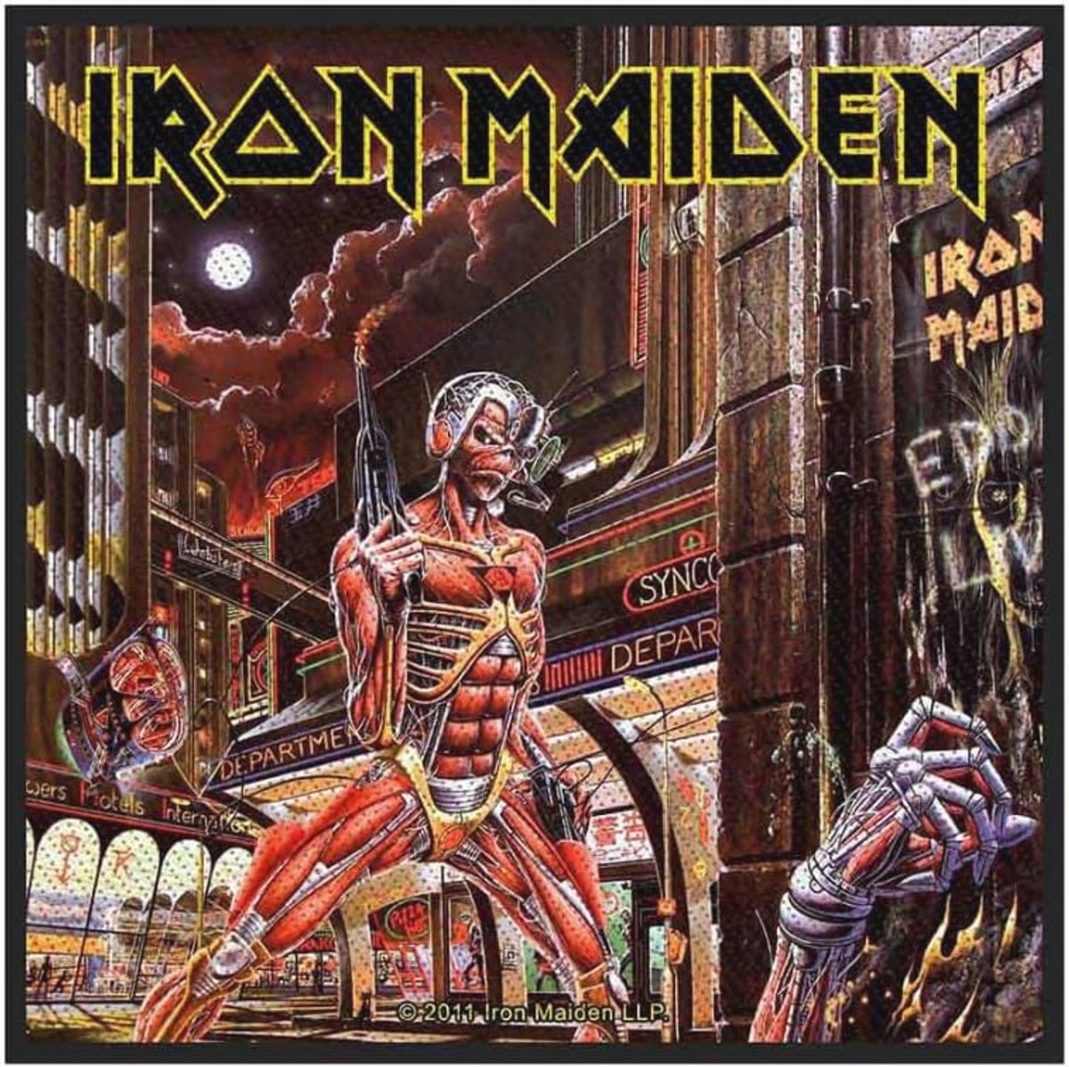 Iron Maiden - Somewhere Back In Time Patch Multicolour