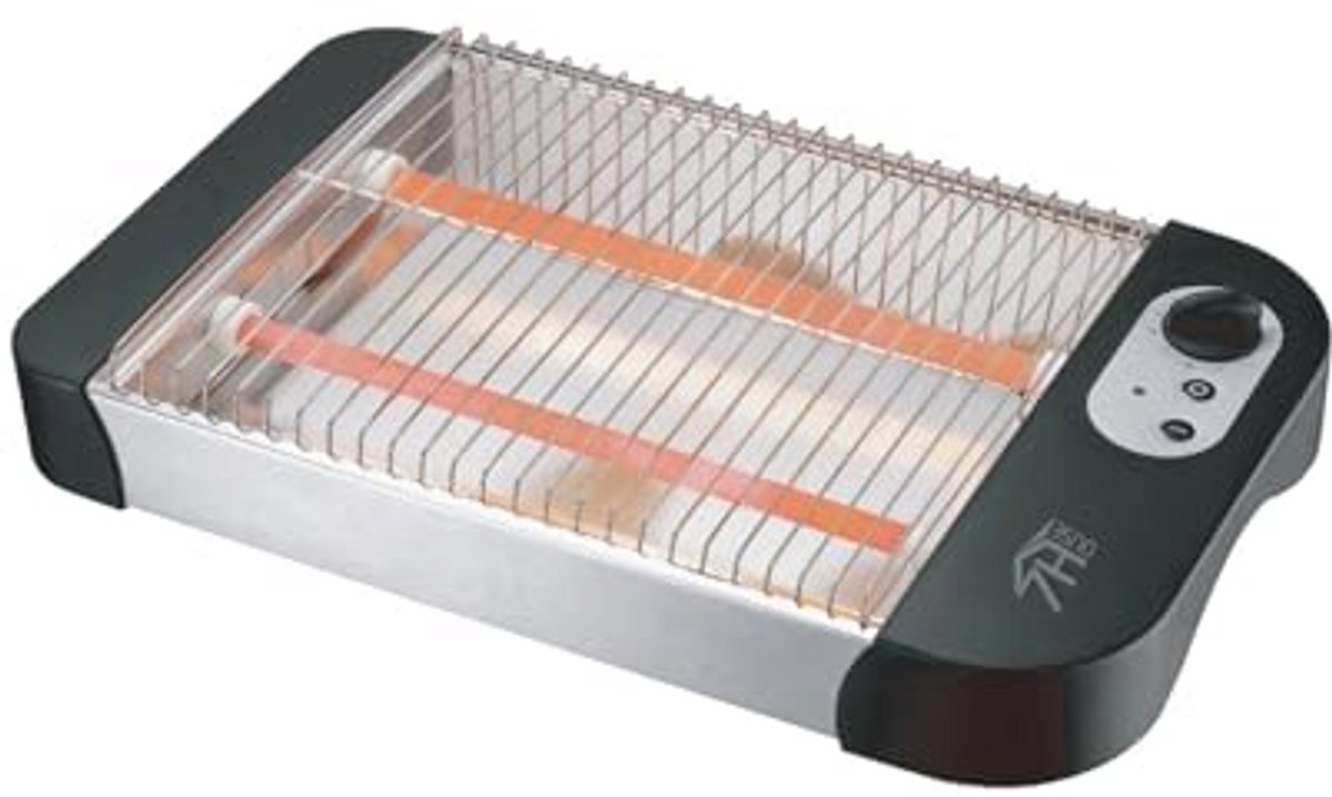 Horizontale broodrooster 600 W met 6 temperatuurniveaus