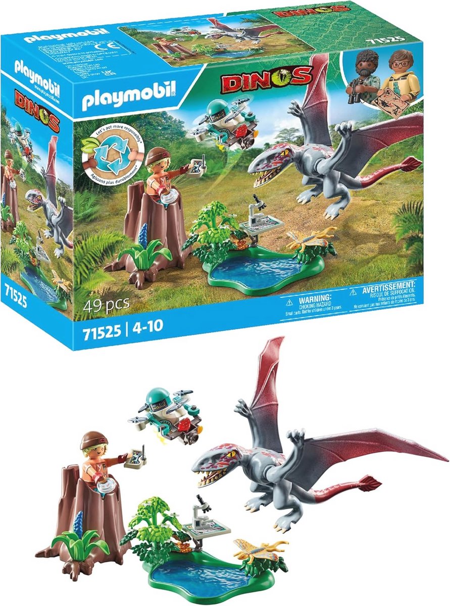 Dimorphodon Observatiepost met Drone en Accesoires voor Kinderen vanaf 4 Jaar