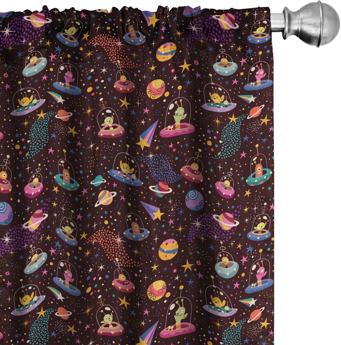 ABAKUHAUS Platz gordijnen – 2×75×175 cm – microvezel – halfverduisterend – meerkleurig Mehrfarbig