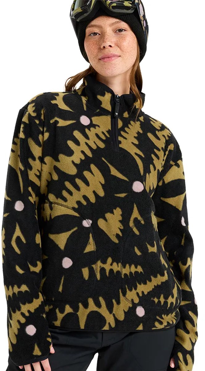 Roxy Moonrising Sweatshirt XL Vrouw Fennel Seed Big Flower Rg