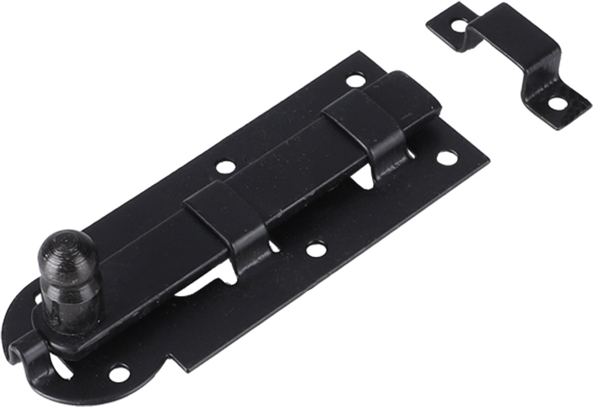 Starx schuif vlak - met lip en lus - licht - 80 mm - zwart