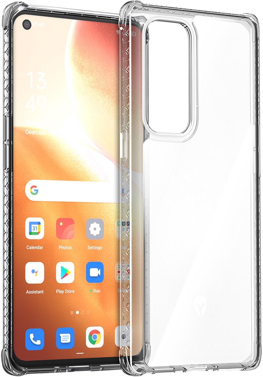 Force Case, Versterkte hoes voor Oppo Find X3 Lite AIR, Transparant