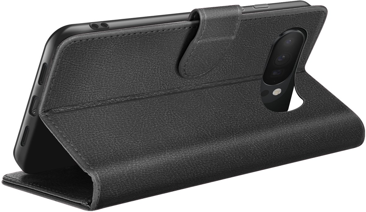 Zanae, Portemonnee Hoesje voor Google Pixel 10 Pro XL Standaard en Lip, Zwart