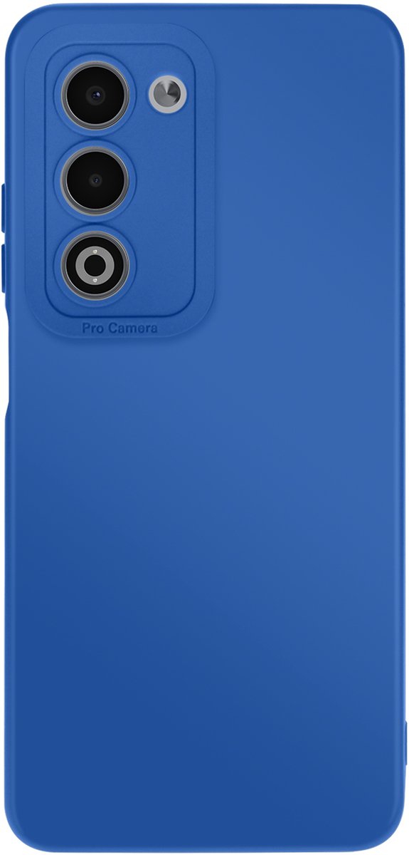 Avizar Zachte siliconen hoes Geschikt voor Oppo A5 met cameravermogen, Blauw