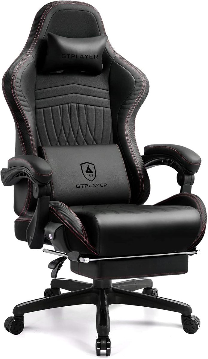 Ergonomische gamestoel, bureaustoel, racestoel met - Ergonomische - €135,99