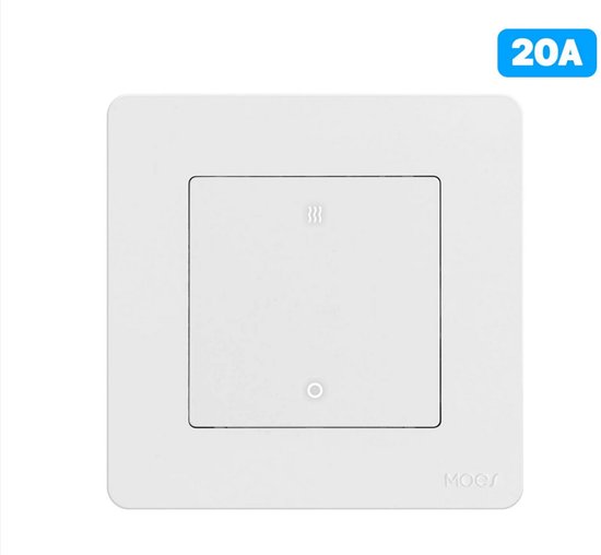 Star Ring ZigBee Smart Double Pole Heater/AC Switch 20A High Load With Electricity Monitor EU Standard