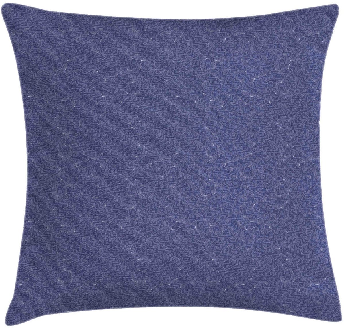 ABAKUHAUS Abstrakter Kissenbezug – Moderne Kreisformen – 40x40 cm – Donkerblauw/Wit Donker hemelsblauw