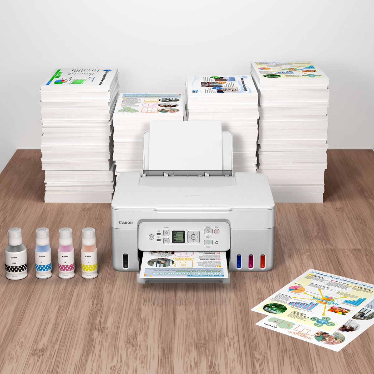 Canon Multifunctional inktjet printer Canon PIXMA G3571 wit thumbnail 5