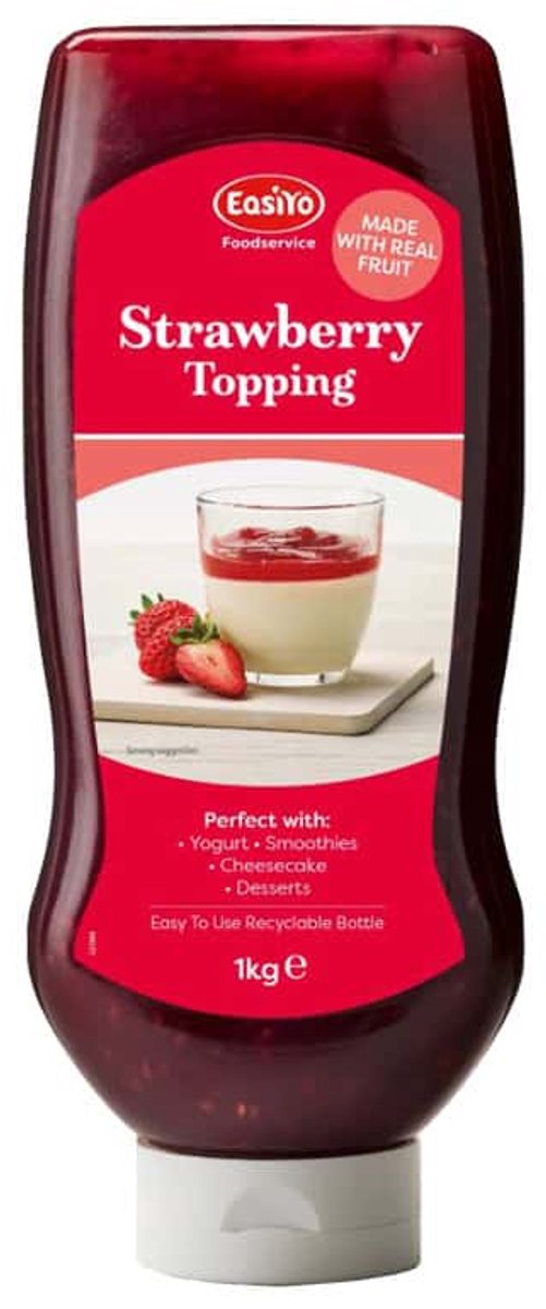 EasiYo fruit topping aardbei