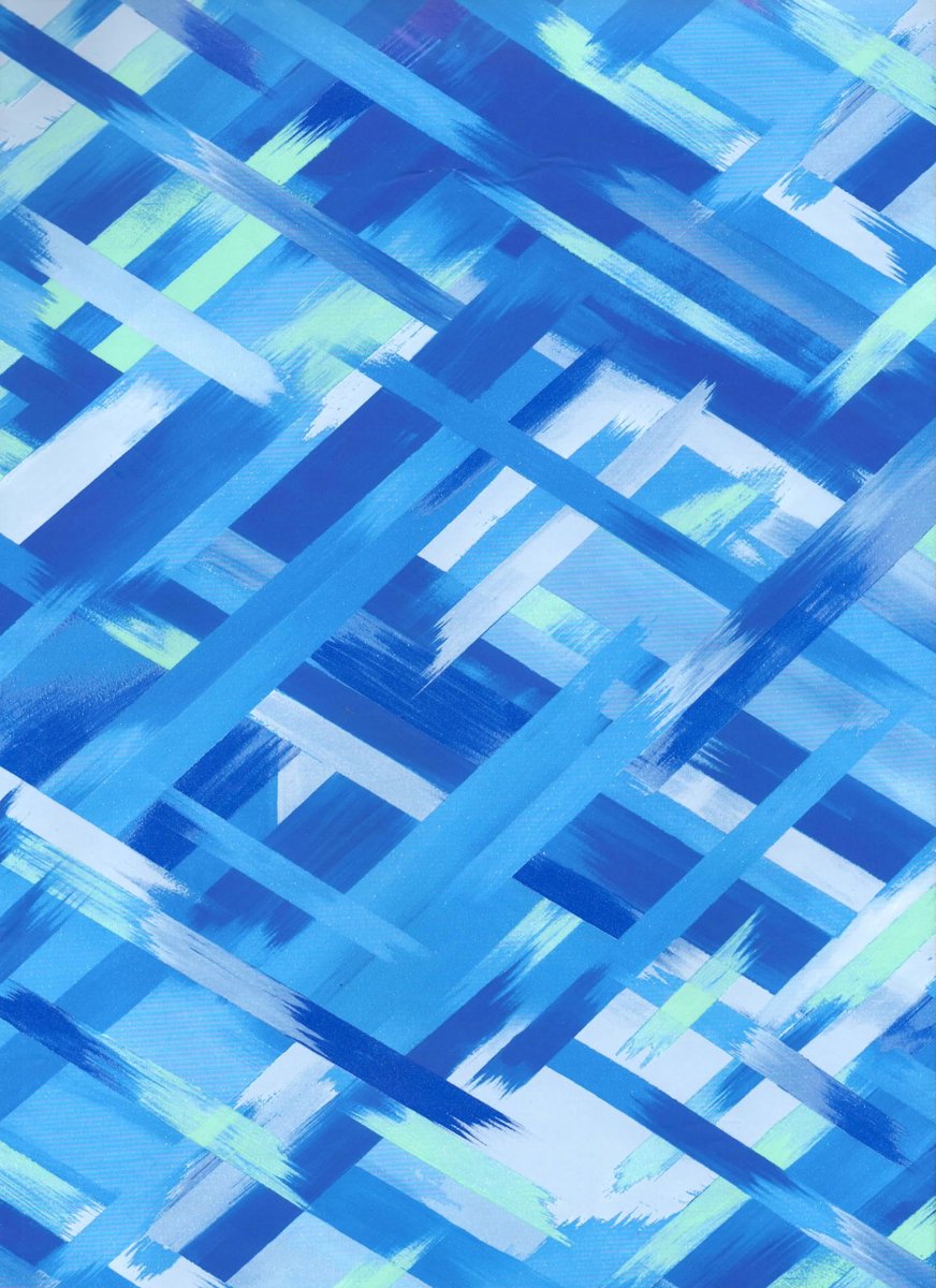 IMPERATORIS® Cadeaupapier - Inpakpapier - Perfect voor Alle Feestelijke Gelegenheden - Party Design - Duurzaam - Verjaardag - Blauw - 1 Rollen