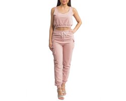 Vrouwen 2-delig Kleding Set met Cargo Broek en Mouwloze Crop Top - Perfecte Zomeroutfit
