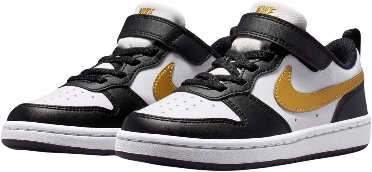 Nike Court Borough Kinder Sneakers Dv5457-008 Kleur Zwart