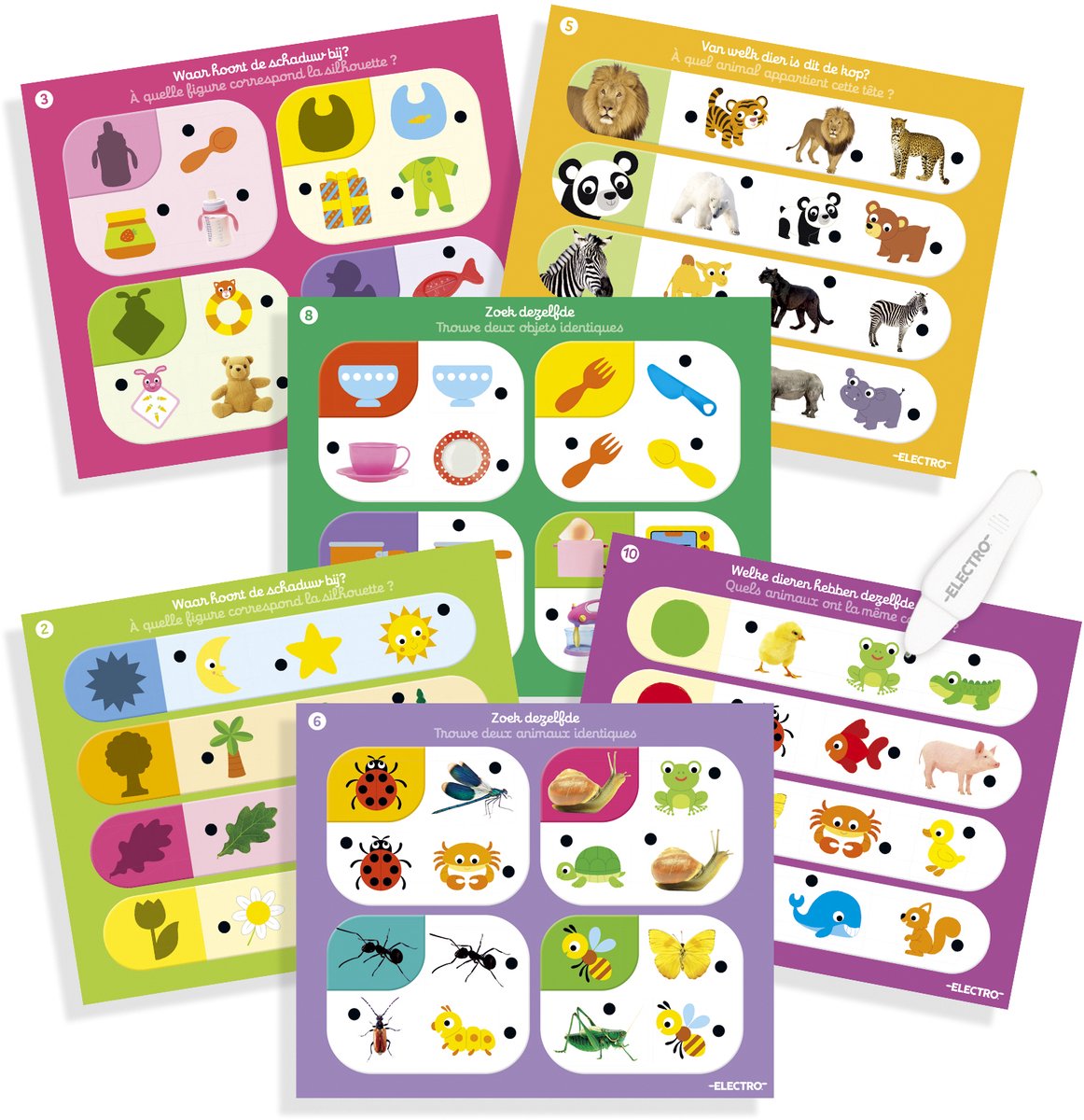 Jumbo - Electro Wonderpen - Ontdek Vormen & Kleuren - Educatief spel - Vanaf 2 jaar — afbeelding 4