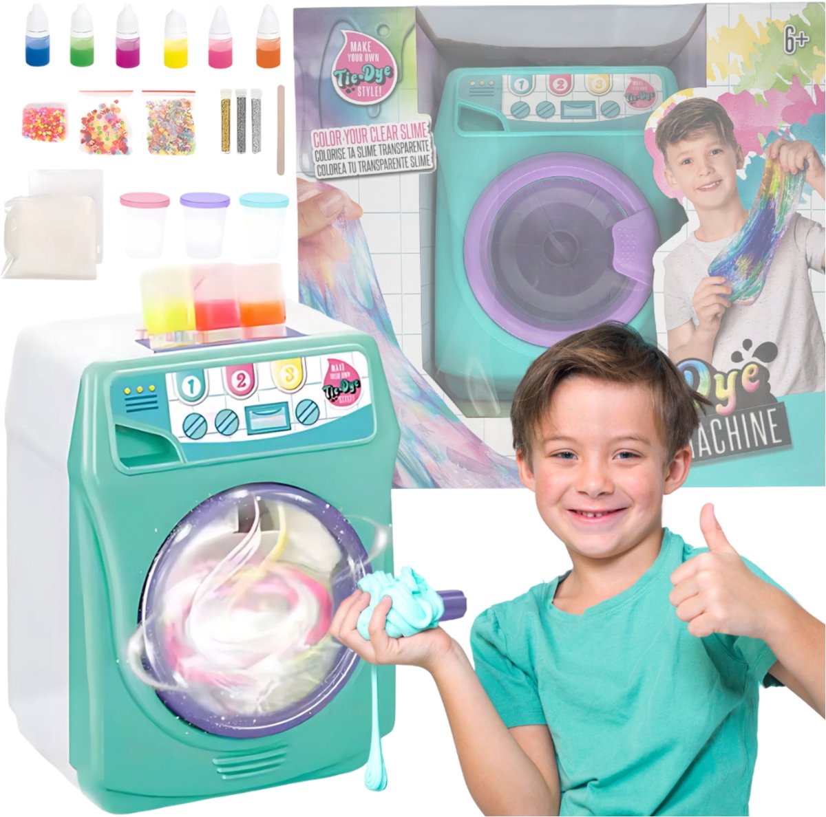 DIY Slime Fabriek: Grote Set met Kleurstoffen en Slime Machine