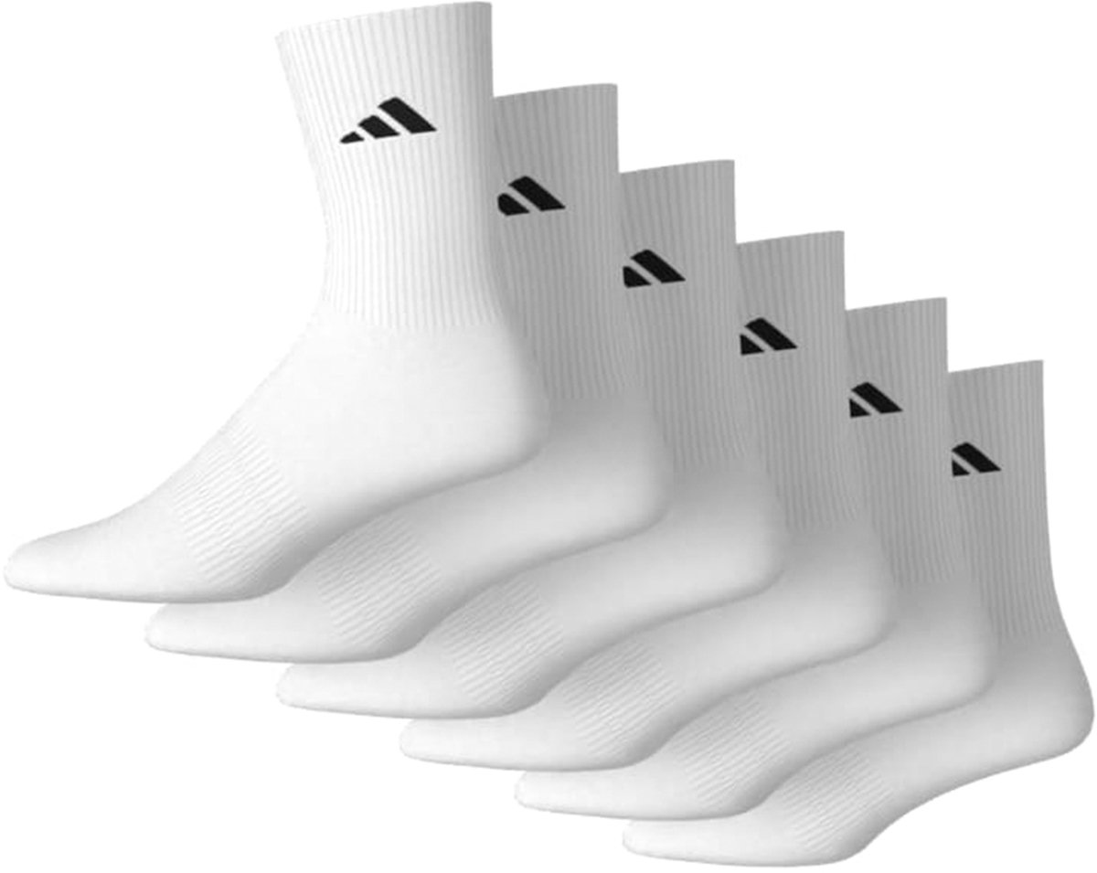 Adidas Performance Gevoerde Sokken 6 Paar - Unisex - Wit — cadeau in Cadeau-ideeën - foto 3
