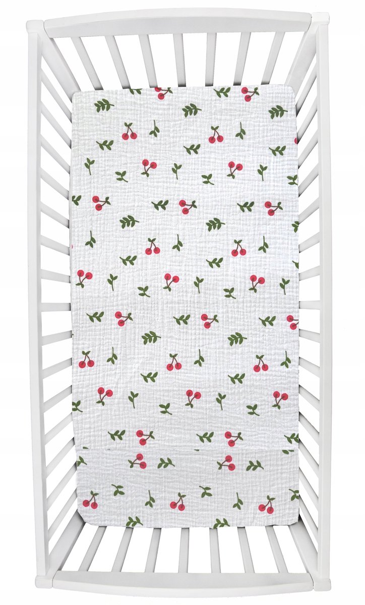 Merkloos Muslin Hoeslaken voor Kinderbedje 120x60 cm