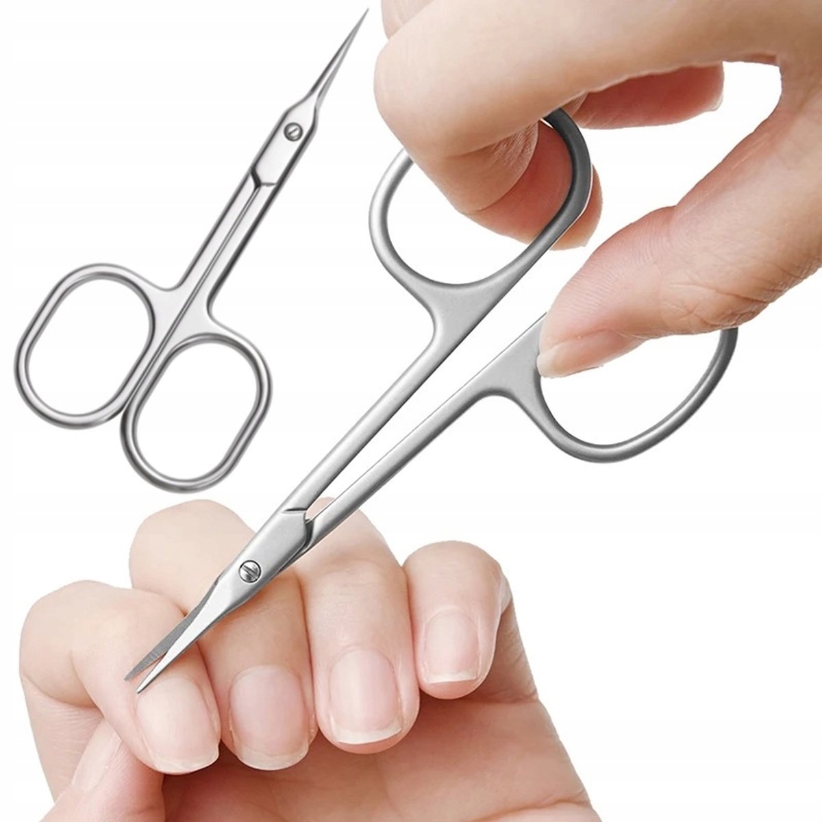 Precisie Nagelriemschaartjes - Gebogen Roestvrij Staal