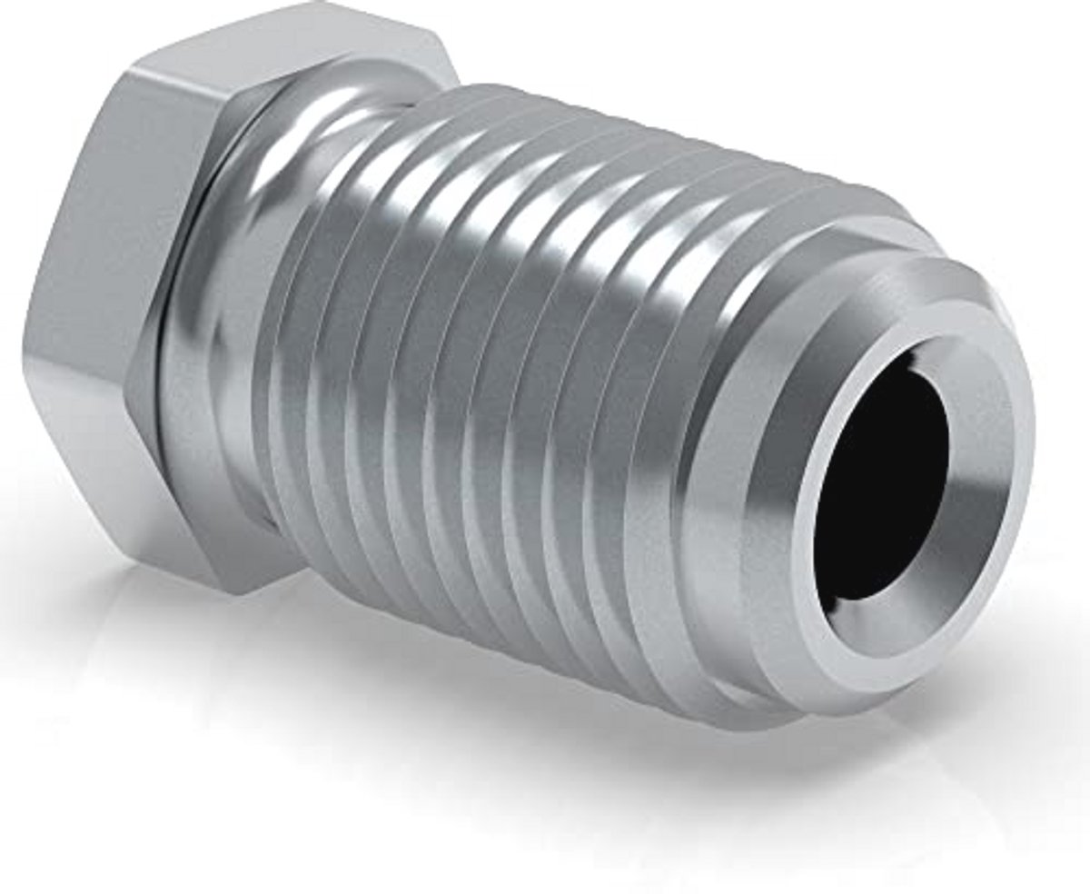 20 x M12 x 1 Schroefverbinding voor Remleiding 4,75 mm Flens F type B - Professionele Connector DIN/ISO 1651