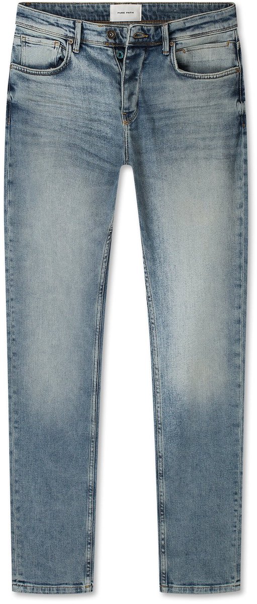 Pure Path Jeans The Ryan Slim Fit Mid Blue (W1542)