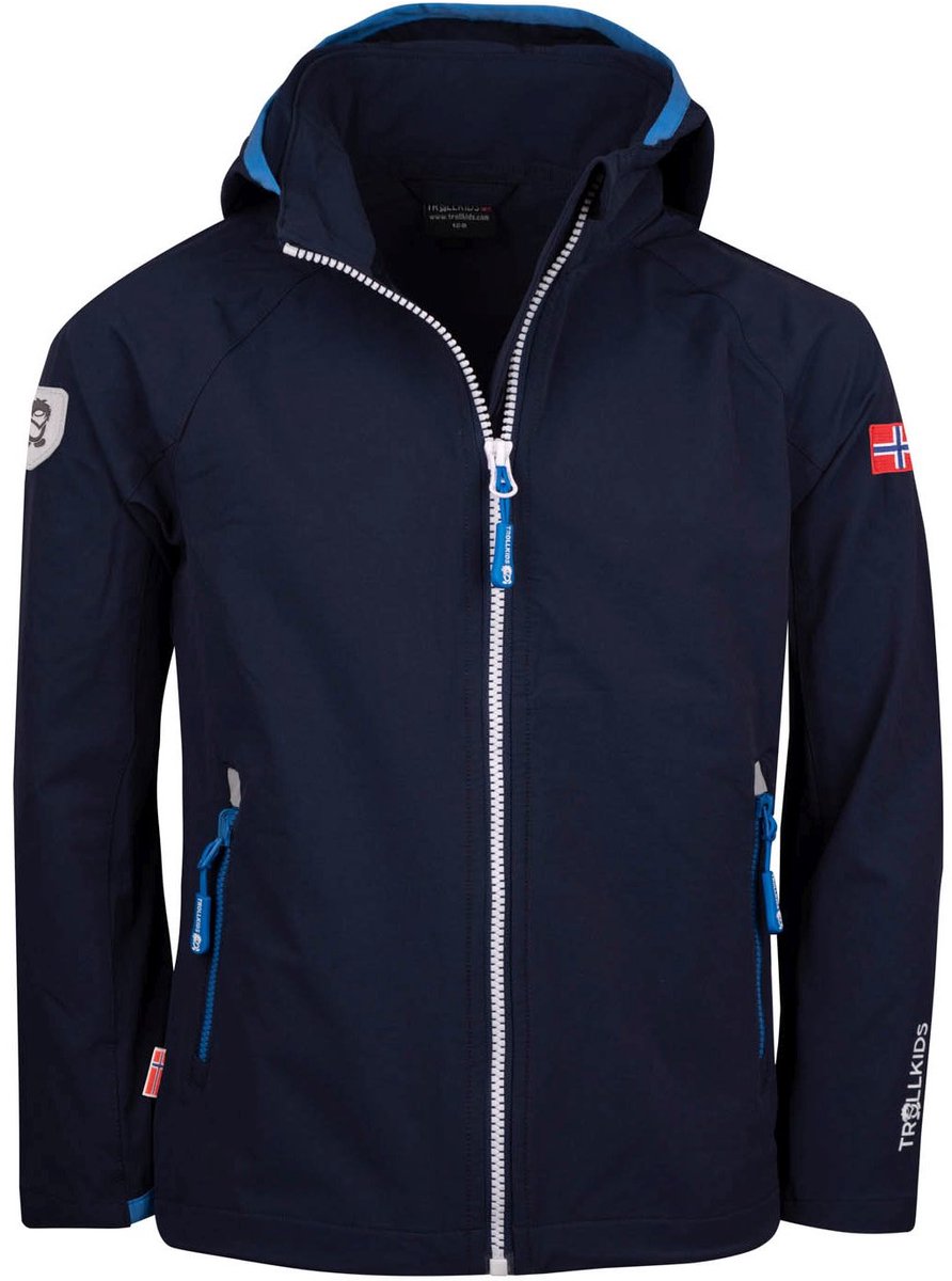 Trollkids Kvalvika Jas 152 cm Kinderen Marineblauw