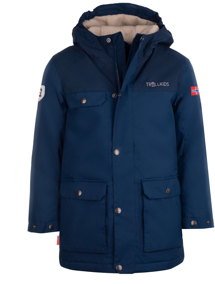 Trollkids Gudvangen Jas Blauw 98 cm Kinderen