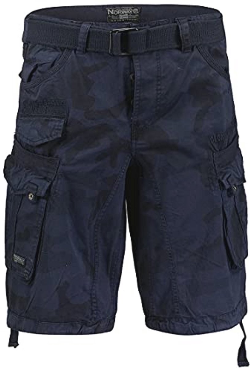 Korte Cargoshorts voor Heren met Riem en Bandana