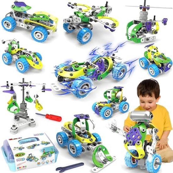 Elektrische Bouwset 10-in-1 met Motor voor Kinderen