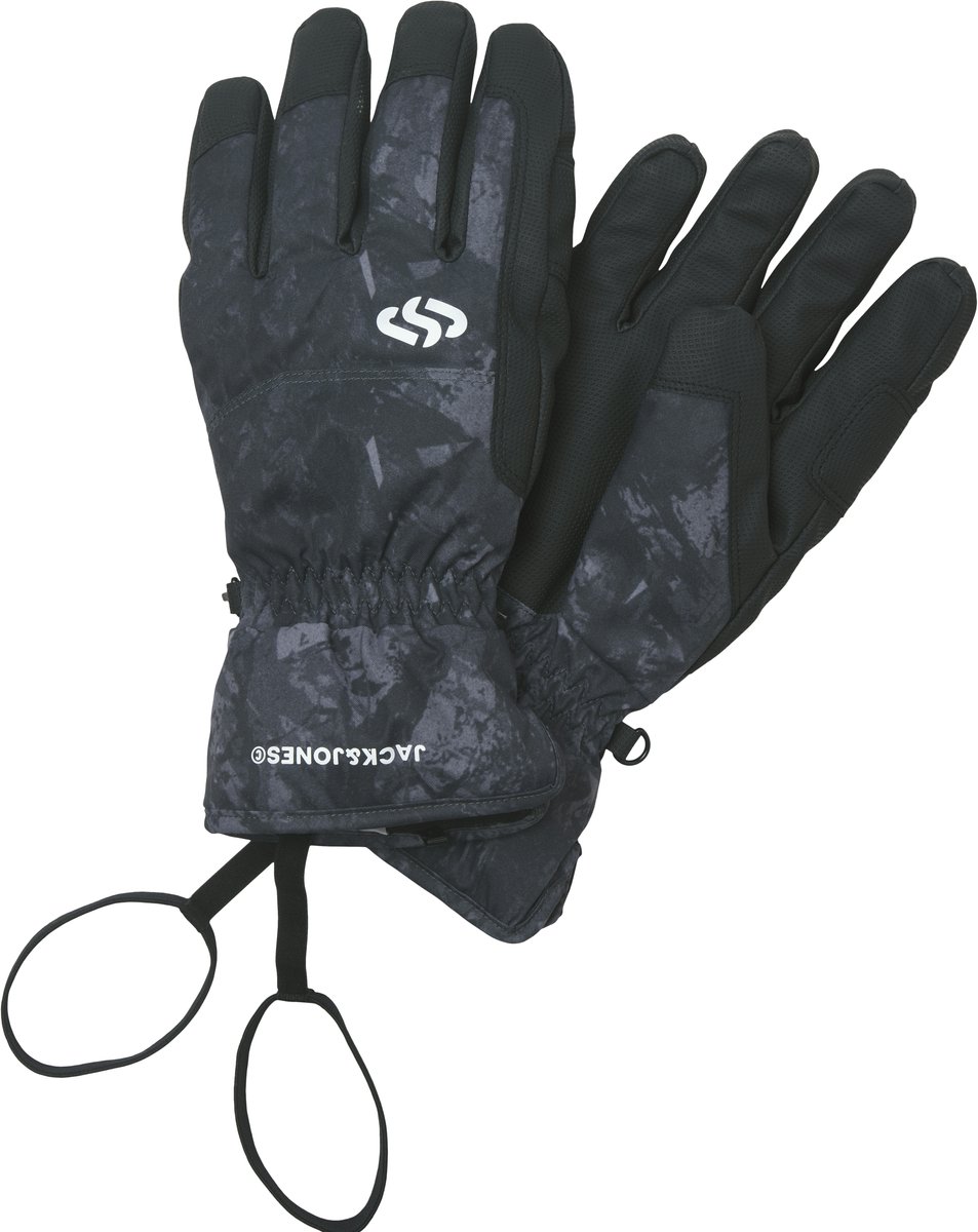 JACK&JONES JACPEISEY SKI GLOVES AW26 Heren Handschoenen Grijs